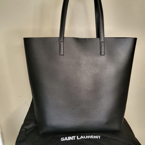 Saint Lauren leather shopper tote bag - Picture 2 of 9